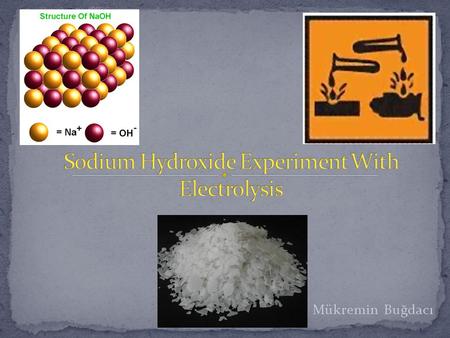 Sodium Hydroxide Experiment With Electrolysis