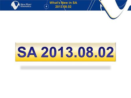 What's New in SA 2013.08.02. What's New in SA 2013.08.02 Hidden Point Fixtures Use 3 or more points to define a hidden point. Add custom fixtures to the.