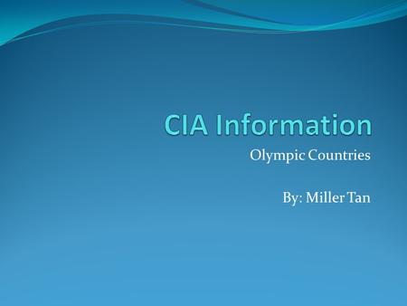 Olympic Countries By: Miller Tan. South Korea GDP per Capita: $27,700.00 Median Age: 37.3 years Labor Force: 24,370,000 Literacy Rate: 97.9% Life Expectancy: