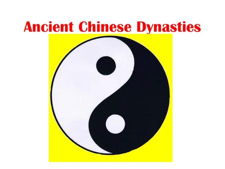 Ancient Chinese Dynasties. Huangdi was known as the Yellow Emperor in honor of his contributions to agriculture. Thus, yellow became the imperial color.