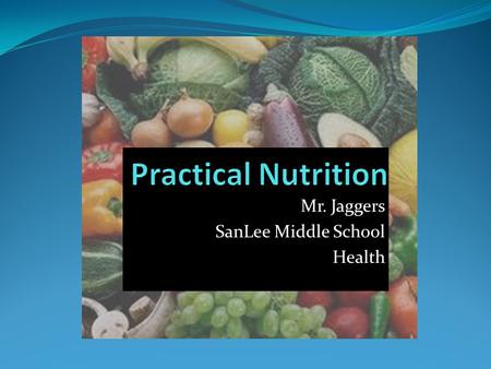 Mr. Jaggers SanLee Middle School Health. What is a Calorie?? The amount of energy your body gets from a food is measured in units called Calories. A calorie.