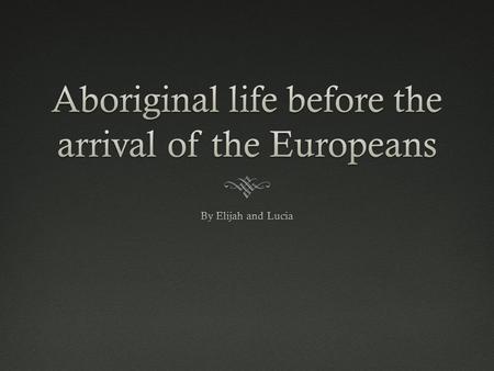 Aboriginal clothing. Clothing The clothes aboriginals wore depended on their climate.  Cold climates- possum skin cloak  Warm climates- very little.