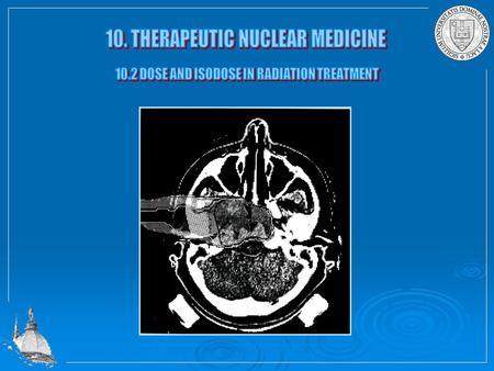 At the position d max of maximum energy loss of radiation, the number of secondary ionizations products peaks which in turn maximizes the dose at that.