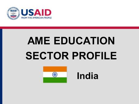 AME Education Sector Profile