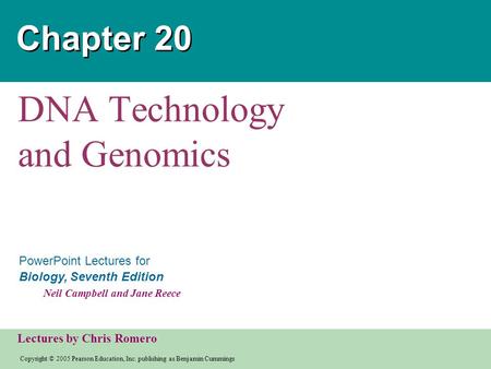 DNA Technology and Genomics