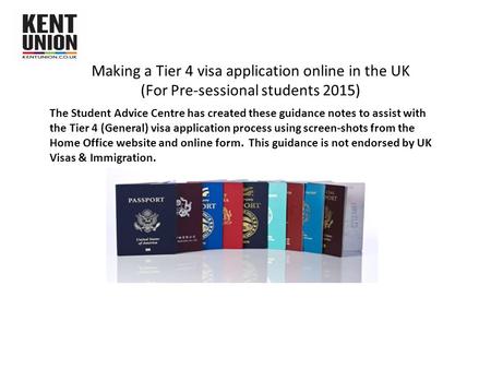 Making a Tier 4 visa application online in the UK