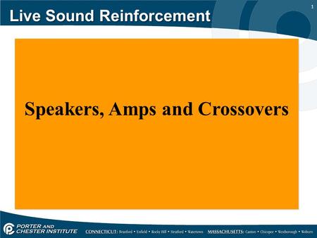 Live Sound Reinforcement