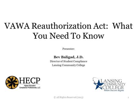 VAWA Reauthorization Act: What You Need To Know