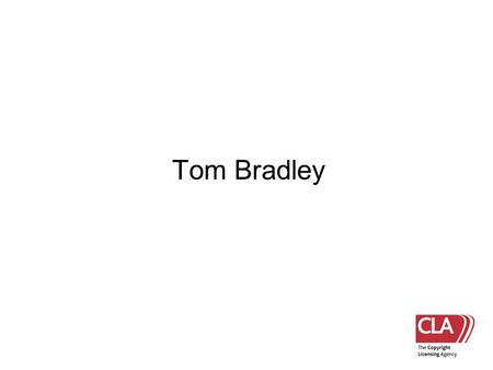 Tom Bradley. The Music Industry: Lessons to be learned by Impact of Digital In the physical world, record companies = book publishers (create, manufacture.