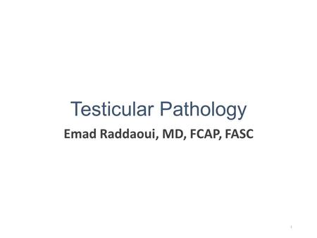 Emad Raddaoui, MD, FCAP, FASC