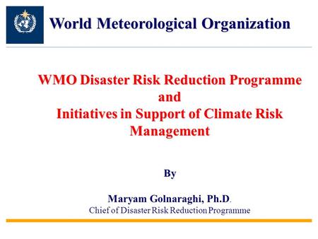 World Meteorological Organization