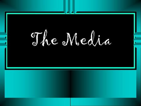 The Media Journalism in History US media has much more freedom than in other countries Our media is privately owned Only need licenses from the gov’t.