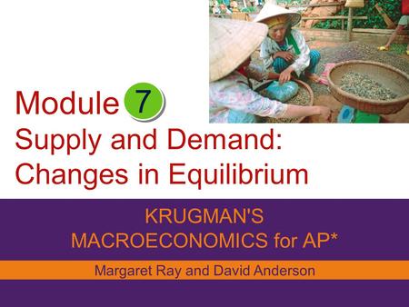 Module Supply and Demand: Changes in Equilibrium