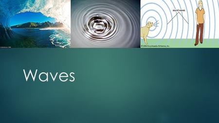 Waves. What is a wave?  Repeating disturbance that transfers energy through matter or space  Waves in water  Sound  Light  When traveling through.