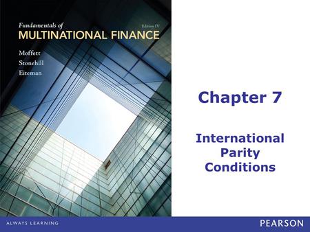 International Parity Conditions