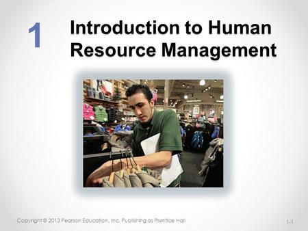 Introduction to Human Resource Management