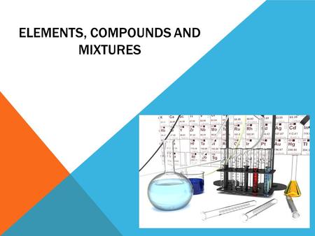 Elements, Compounds and Mixtures