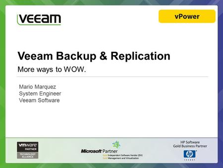 Veeam Backup & Replication