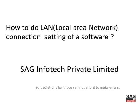 SAG Infotech Private Limited