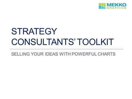 Strategy Consultants’ toolkit