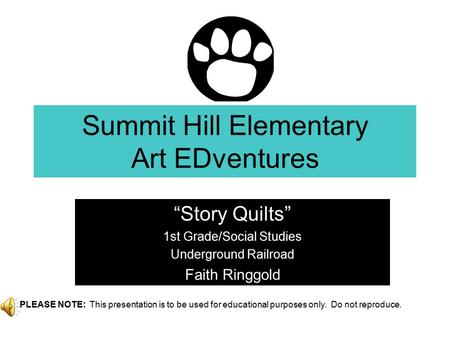 Summit Hill Elementary Art EDventures