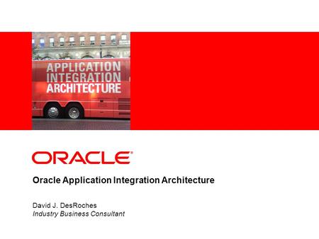 Oracle Application Integration Architecture