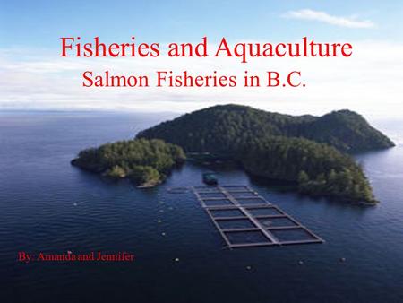 Fisheries and Aquaculture