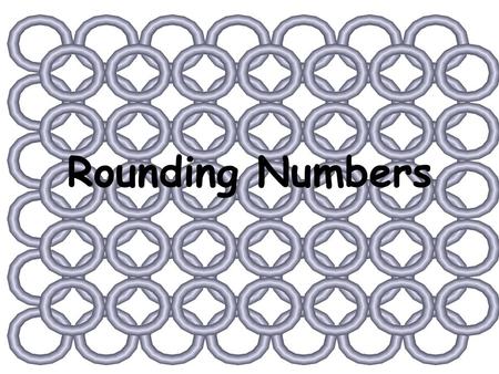 Rounding Numbers.