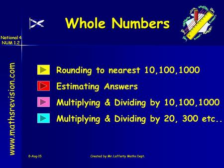 Created by Mr. Lafferty Maths Dept.