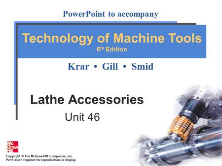 Lathe Accessories Unit 46.