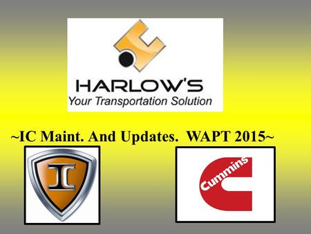 ~IC Maint. And Updates.  WAPT 2015~