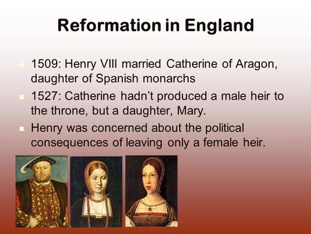 Reformation in England