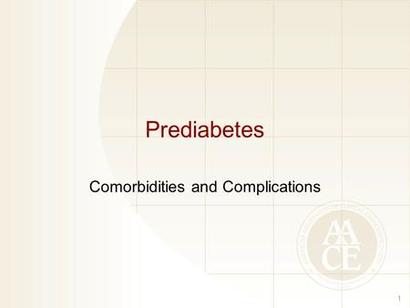 Comorbidities and Complications