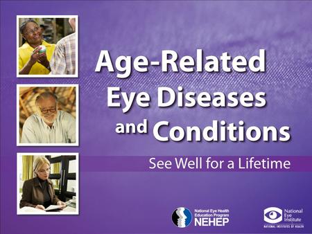 1. Vision Changes  You may notice vision changes with aging.  Many changes are common and can often be corrected.  As you get older, you are at higher.