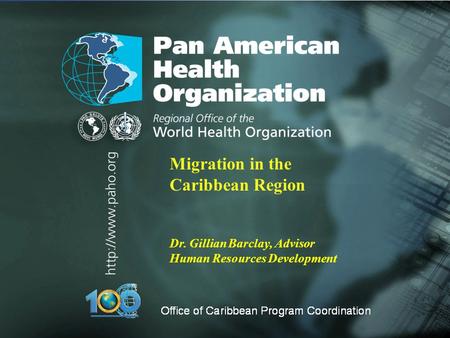 Migration in the Caribbean Region