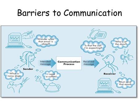 Barriers to Communication