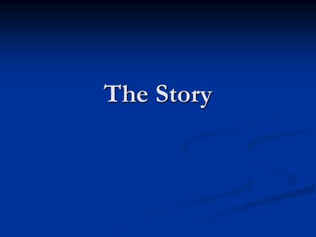 The Story. Neoaristotelian analysis Based on Aristotle’s work Ars Poetica Based on Aristotle’s work Ars Poetica Outlines how stories are put together.