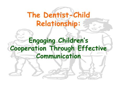 Article in the Journal Pediatric Dentistry