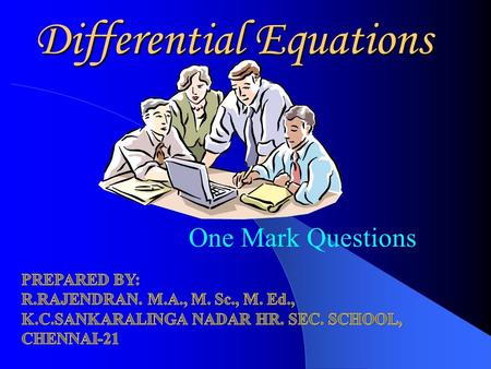 Differential Equations