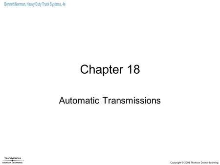 Automatic Transmissions