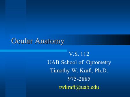 UAB School of Optometry