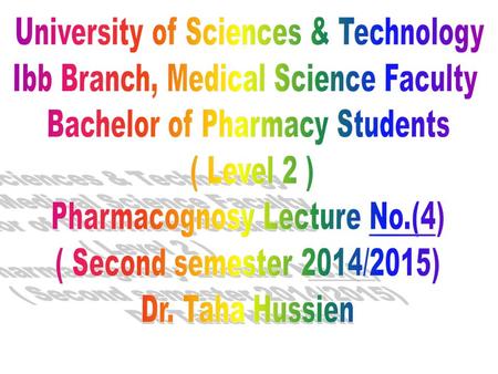 University of Sciences & Technology