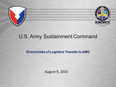 U.S. Army Sustainment Command