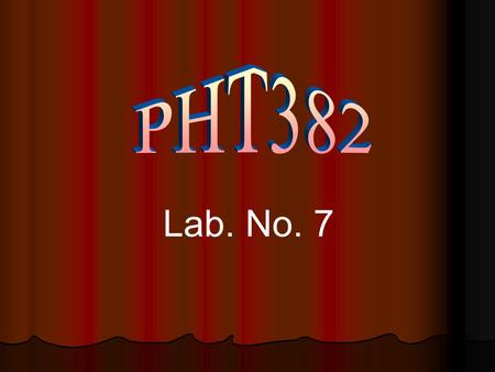 Lab. No. 7. II. Enterobacteriaceae It divided into two main groups: It divided into two main groups: According to their effect on lactose  Lactose.