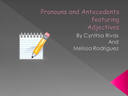 ∞ There are three different types of pronouns. ∞ 1. The “regular” pronoun ∞ 2. The definite pronoun ∞ 3. The indefinite pronoun.