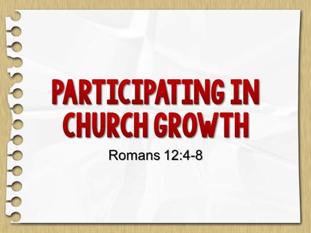 Romans 12:4-8. As Christians, the way we live affects what others think about the teachings of God – see Titus 2:5, 8, 10.As Christians, the way we live.