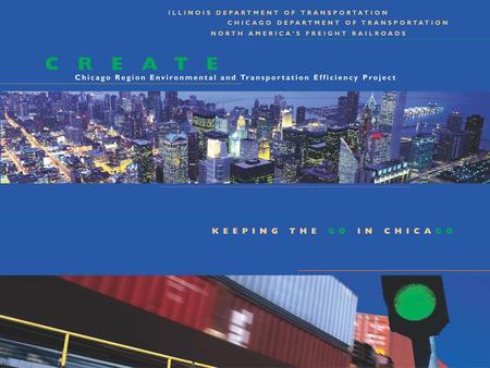 ASSOCIATION OF AMERICAN RAILROADS Chicago Area Rail Infrastructure 16,000 acres, twice the area of O’Hare 78 yards, including 21 intermodal (rail-truck)