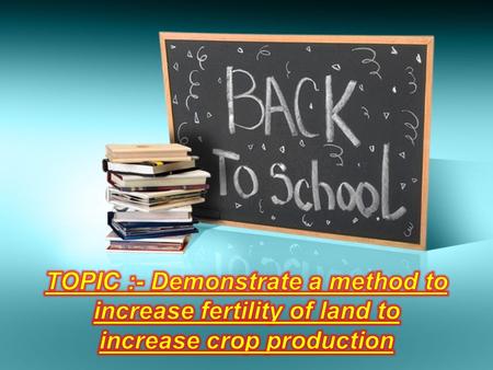 EXCESSIVE USE OF FERTILIZERS 1)Ground water contamination. 2)Acid rain 3)Ozone depletion 4)Killing of bacteria present in soil. 5)Can cause cancer.