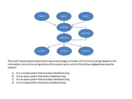 A system is made up of interrelated parts that work together to perform a single task. There are thousands of systems at work every day in society, in.