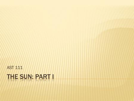 AST 111.  The Sun is the STAR at the center of the Solar System  Anything else belonging to the Solar System is NOT a star!